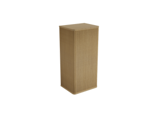 Armoire de salle de bains murale 36x29x75 cm push-to-open, coloris chêne