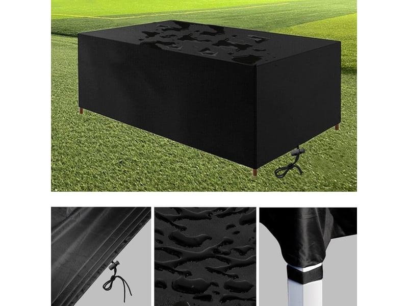  Housse de protection pour mobilier de jardin étanche – bâche pour table et salon, 350x260x90cm  - Conforama B