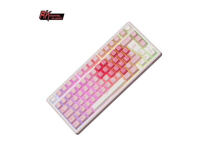  Clavier mecanique gaming 75% rk75pro azerty sans fil tri-mode bt 2,4g usb-c hot swap rgb pbt 321202_AACIS48388_6_DROPFR - Conforama C