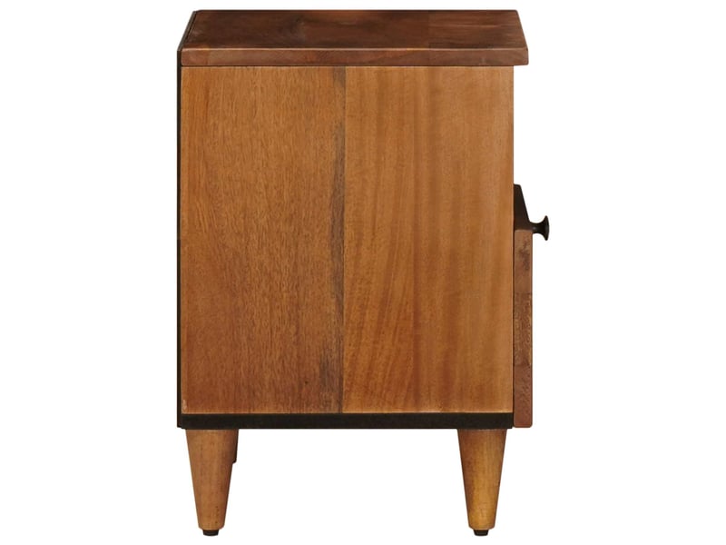  Table de chevet - cabinet de chevet - table de nuit marron 40 x 33 x 46 cm bois de mangue massif  - Conforama C