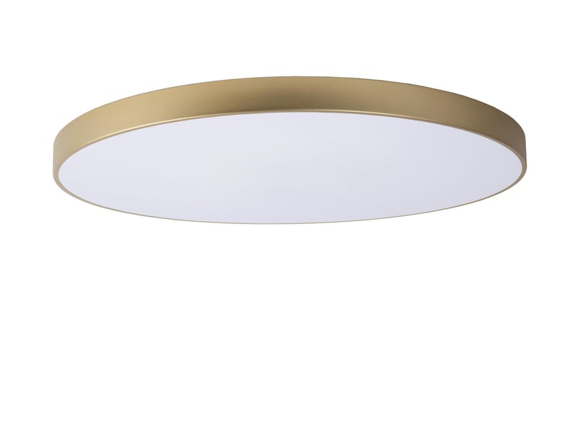 Plafonnier led 3 step dim 2700k or mat laiton - lucide - unar  - Conforama B