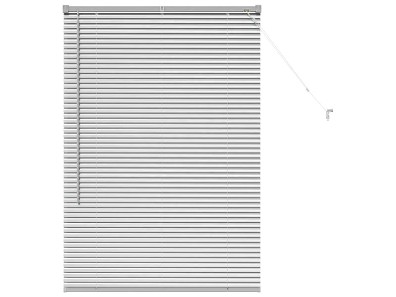  Store vénitien, store de fenêtre argenté 130 x 90 cm 25 mm aluminium cf47560  - Conforama A