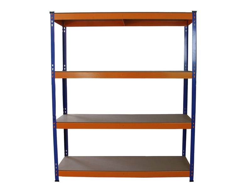  Monster racking – lot de 5 rayonnages en acier s-rax, etagères en mdf solide, assemblage sans boulons, 150cm x 50cm x 180cm 20022 - Conforama C