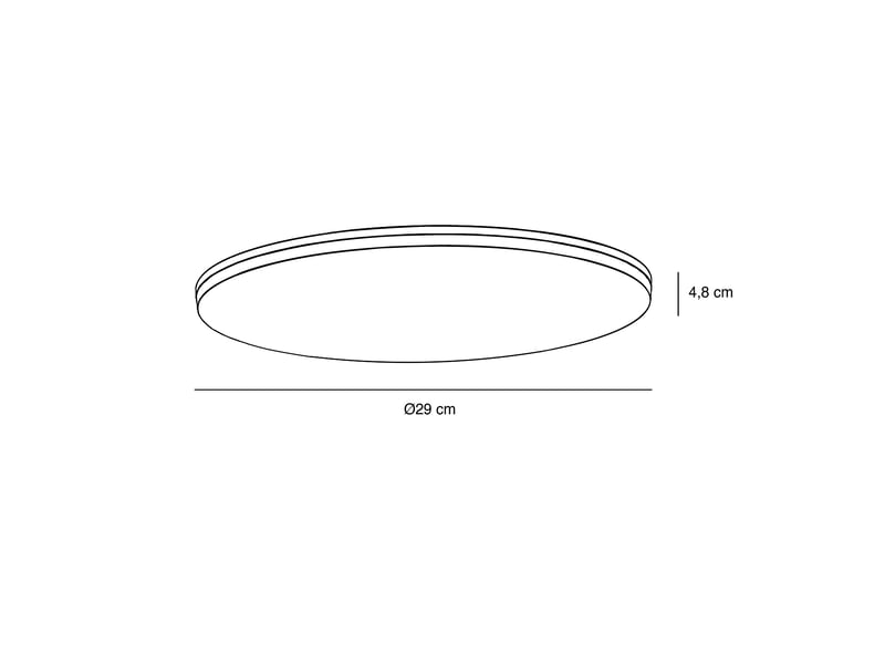 Plafonnier luminaire vic 29 3000k matière plastique blanc h. 4,8 ip21 nordlux-intérieur 2310126001 - Conforama E
