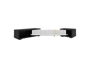 Meuble tv coloris bicolore 260 cm <strong></strong> <strong></strong>