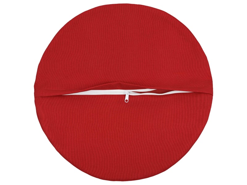  Lot de 2 coussins avec oreiller, coussins décoratifs heerlen rouge tissu cf50317  - Conforama C