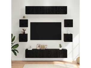 Meuble tv coloris noir 30.5 cm <strong></strong>  <strong></strong>