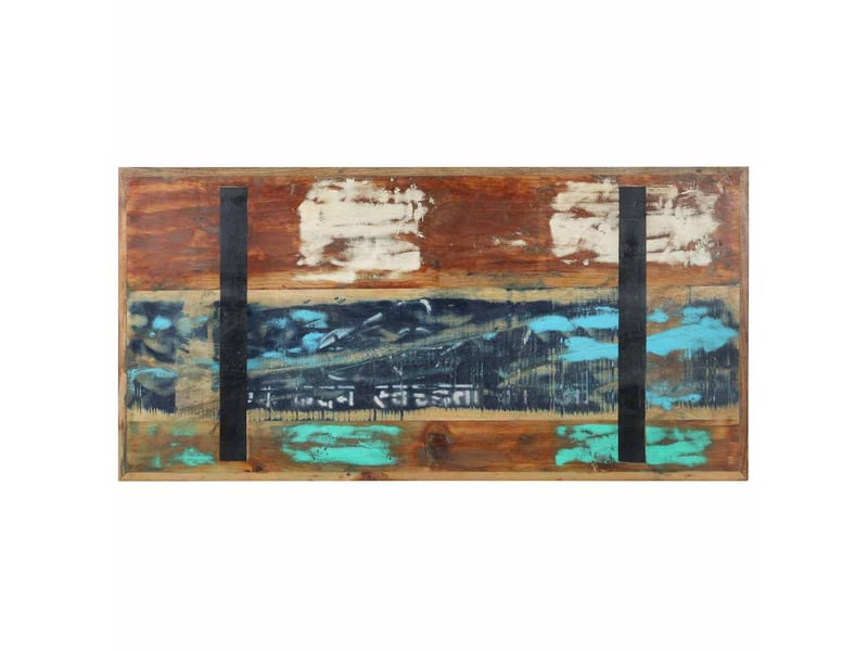  Table à manger, table de salle à manger 120x60x76 cm bois de récupération massif  - Conforama D