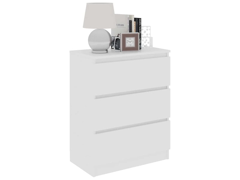  Buffet - bahut - meuble de rangement blanc 60x35x76 cm bois d'ingénierie  - Conforama D