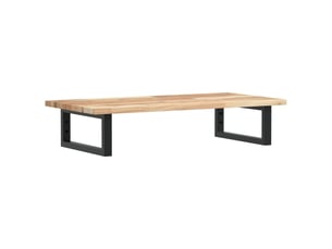 Étagère de vasque | étagère murale acier et bois massif d'acacia shl7598