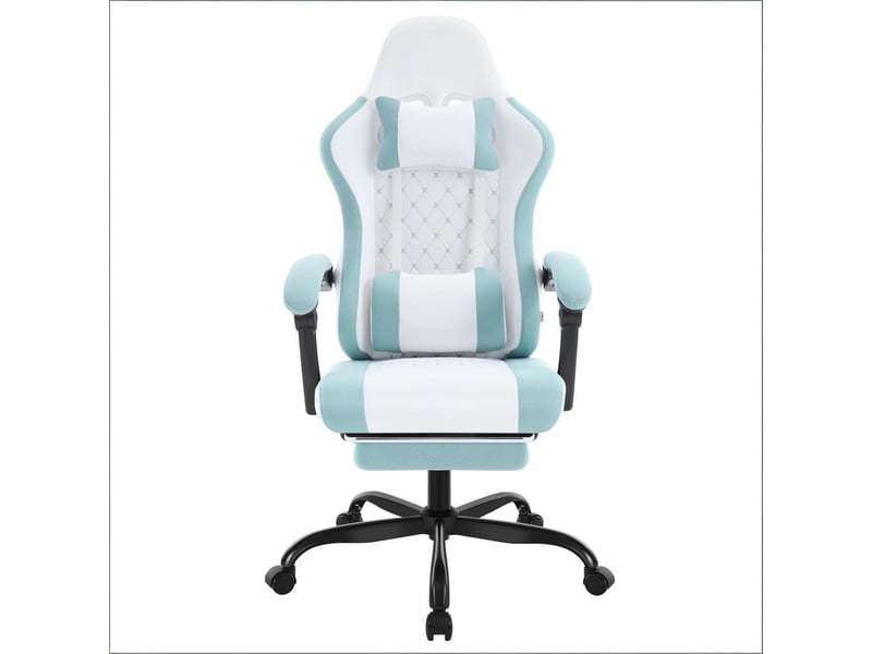  Chaise de bureau ergonomique pivotante avec fonction massage, fauteuil gaming  - Conforama A