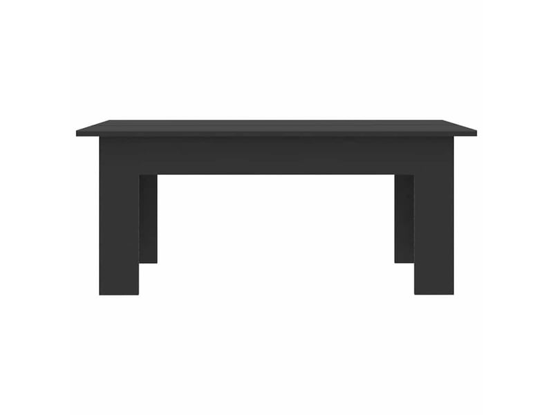  Table basse - table de salon - table à thé noir 100x60x42 cm bois d’ingénierie  - Conforama D