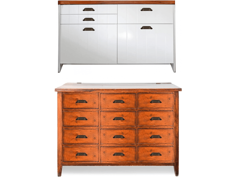  Poignées de tiroirs, poignées de meubles, en fer, pour meubles, buffets, coffres, commodes vintage  - Conforama E