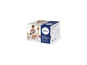 Service vaisselle en verre trempé transparent 12 pieces