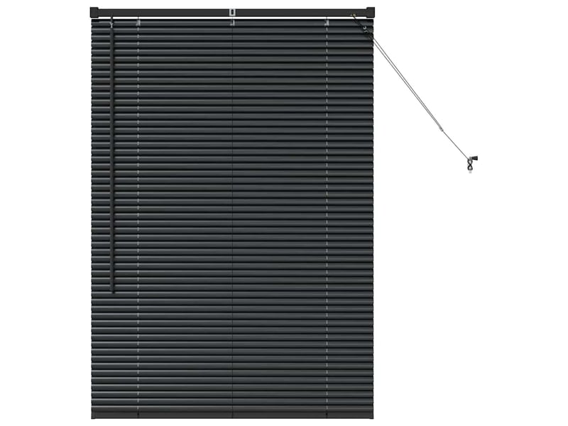  Store vénitien, store de fenêtre noir 130 x 85 cm 25 mm aluminium cf48083  - Conforama A