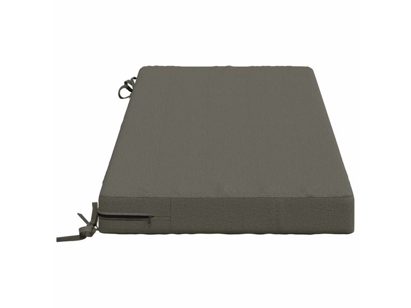  Coussin de banc, coussin d'assise, coussin de canapé soest 100 % polyester gris 120 x 50 x 8 cm cf53269  - Conforama D