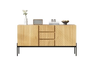 Meuble tv coloris naturel 140 cm <strong></strong>  <strong></strong>