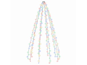Guirlande lumineuse d'arbre de noël 300 led colorées 300 cm
