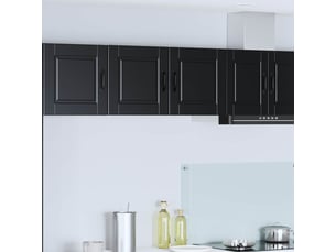 Meuble mural de cuisine, armoire de cuisine noir 80x31x40cm bois d'ingénierie shl5704