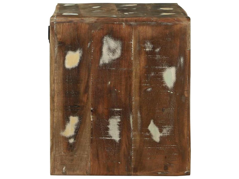  Meuble tv - banc tv - meuble de rangement 60 x 32 x 36 cm bois massif de récupération  - Conforama D
