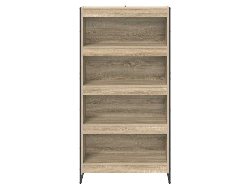  Bibliothèque, armoire à livres 80 x 30 x 155 cm bois d'ingénierie sonoma  - Conforama E