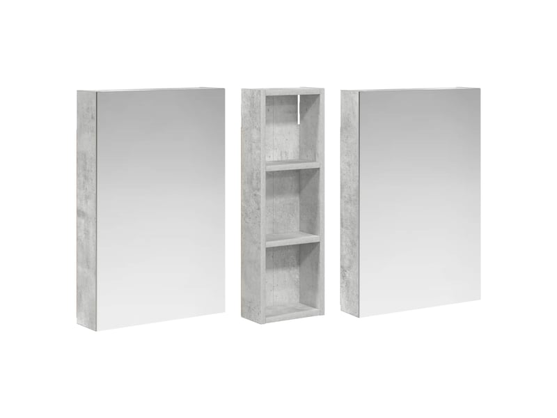  Ensemble de meubles de salle de bain 3 pcs 100x10.5x60.5 cm shl1214  - Conforama E
