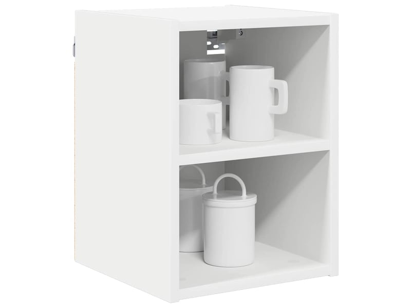  Meuble de rangement cuisine, armoire suspendue blanc 30x29,5x40cm bois d'ingénierie  - Conforama C