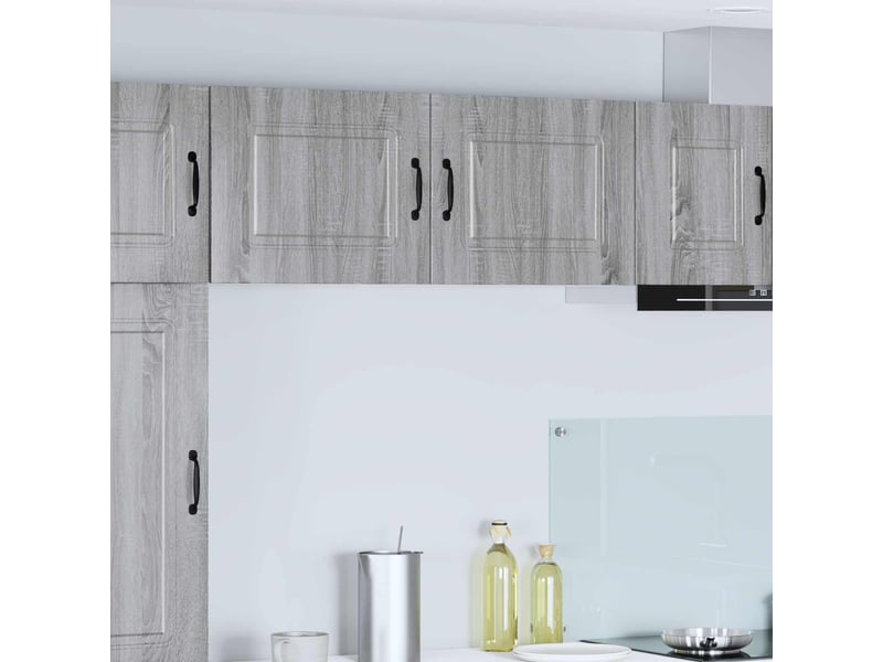  Meuble mural de cuisine | armoire de cuisine 2 pcs gris sonoma shl7772  - Conforama B