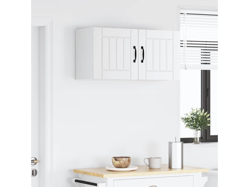  Meuble mural de cuisine, armoire de cuisine blanc 80x31x40cm bois d'ingénierie shl2510  - Conforama D