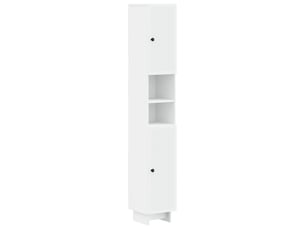 Colonne de salle de bain avec étagère ouverte ede blanc
