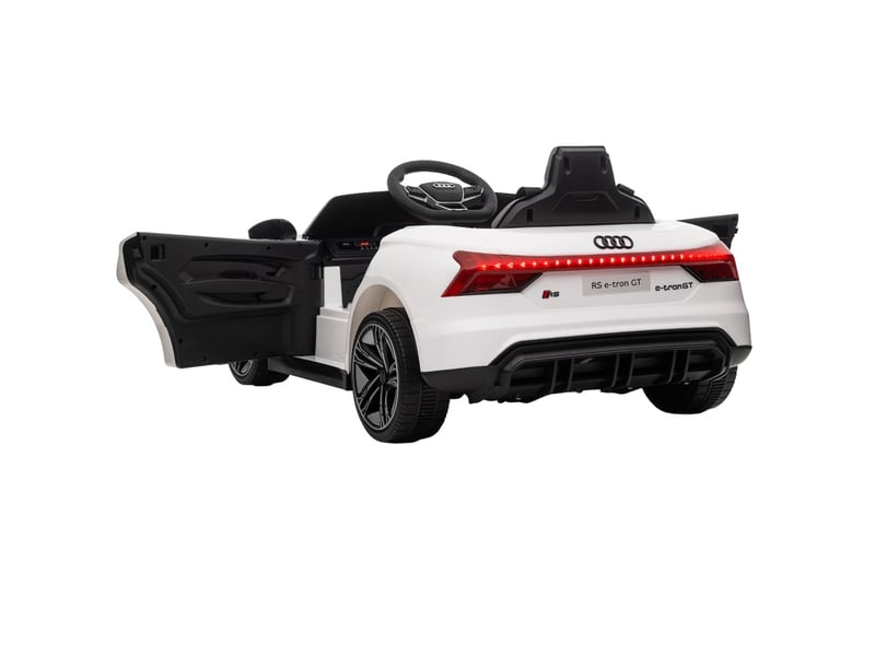  Voiture électrique enfant audi rs e-tron gt 103x58x41 cm avec télécommande blanche  - Conforama C