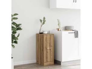 Meuble de rangement, armoire d'apothicaire chêne artisanal bois d'ingénierie shl8618