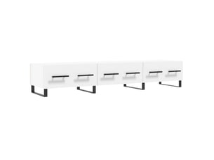 Meuble tv coloris blanc 150 cm <strong></strong>  <strong></strong>