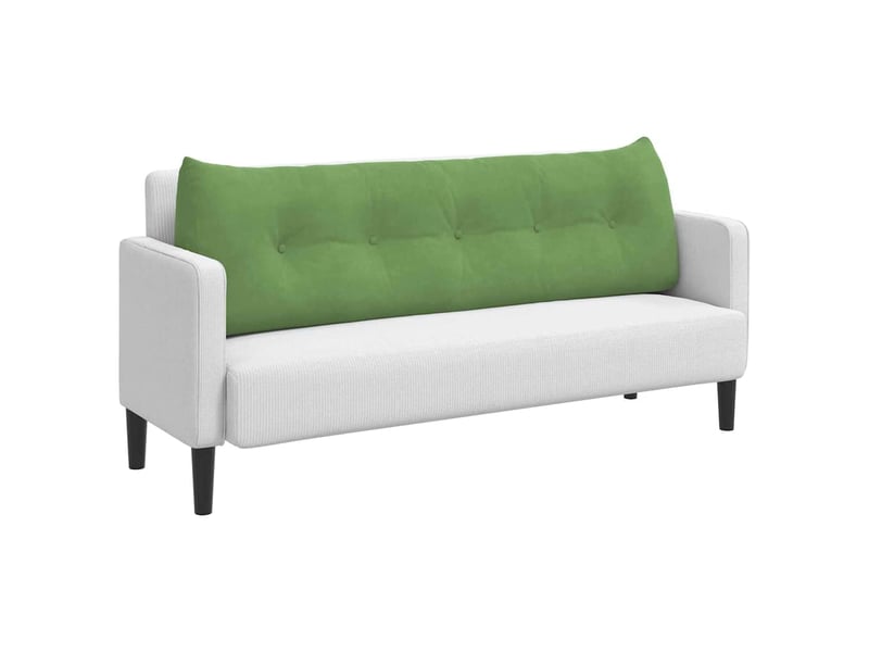  Coussin de dos, coussin de dossier vert clair 160 x 24 x 50 cm velours cf55050  - Conforama C