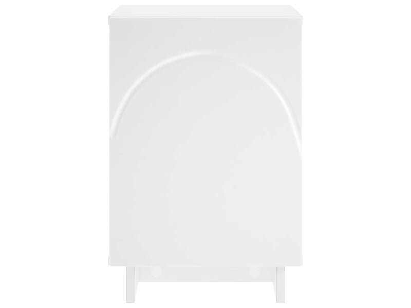  Table de chevet - cabinet de chevet - table de nuit 2 pièces blanc 33,5 x 34,5 x 50 cm  - Conforama C