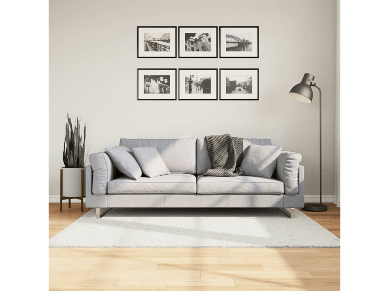  Tapis à poils courts crème 120x120 cm - comfortxl 375511 - Conforama B