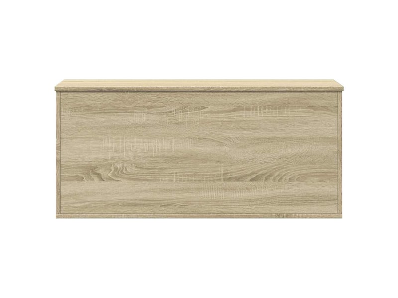  Boîte de rangement, coffre de rangement chêne sonoma 100x42x46 cm bois d'ingénierie  - Conforama D