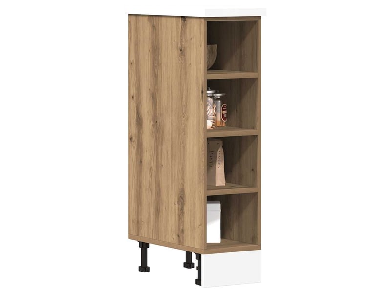  Meuble bas de cuisine chêne artisanal 20x44,5x81,5cm bois d'ingénierie  - Conforama C