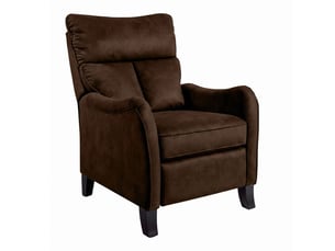 Fauteuil relax manuel AMBOISE ALTOBUY Microfibre marron