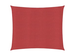 Voile d'ombrage - voile d'ombre - voile parasol 160 gm² rouge 4x4 m pehd