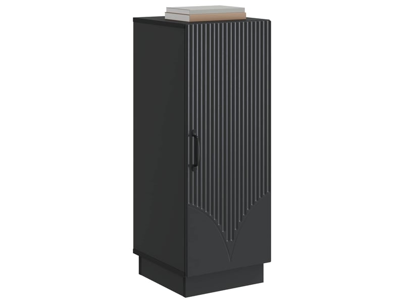  Buffet - bahut - meuble de rangement noir 33 x 34,5 x 87 cm bois d'ingénierie  - Conforama C