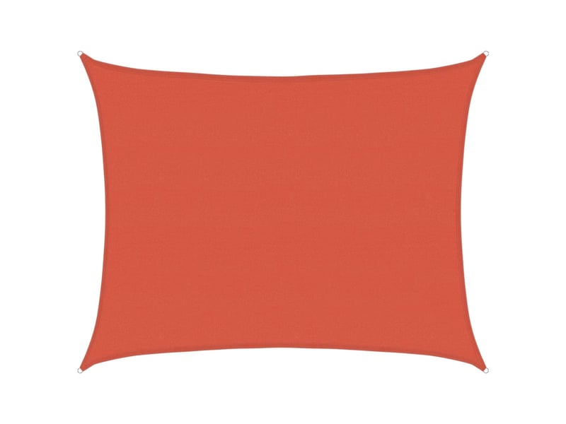  Voile d'ombrage - voile d'ombre - voile parasol 160 gm² terre cuite 6x8 m pehd  - Conforama A