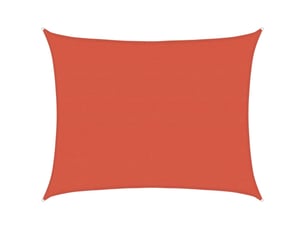 Voile d'ombrage - voile d'ombre - voile parasol 160 gm² terre cuite 6x8 m pehd