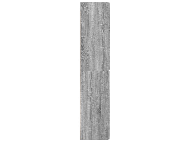 Cabinet salle de bain mural, meuble de rangement sonoma gris 33x34.5x160 cm shl9783 - Conforama D