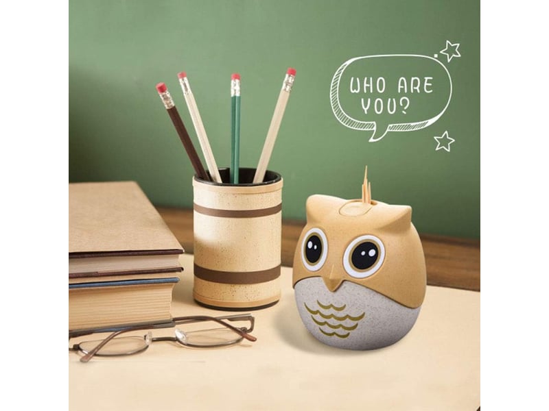  Distributeur de cure-dentsporte-cure-dents mignon hibou; boîte à cure-dents drôle, automatique et décorative No Commercial reference - Conforama C