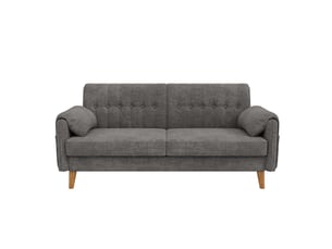 Canapé droit fixe <strong></strong> <strong>Morn Vibe</strong> 2 places Tissu gris