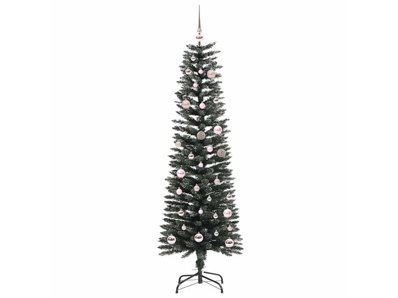 Sapin de noël artificiel, arbre de noël vert 150 cm pvc, plastique et acier shl2764 - Conforama C