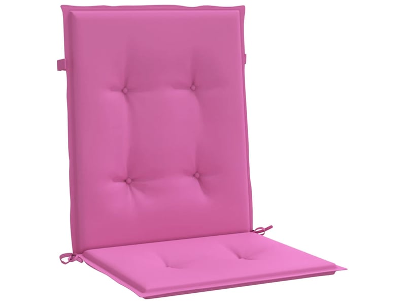  Lot de 6 coussins de dossier,  coussins de dos, tissu oxford rose cf59465  - Conforama E