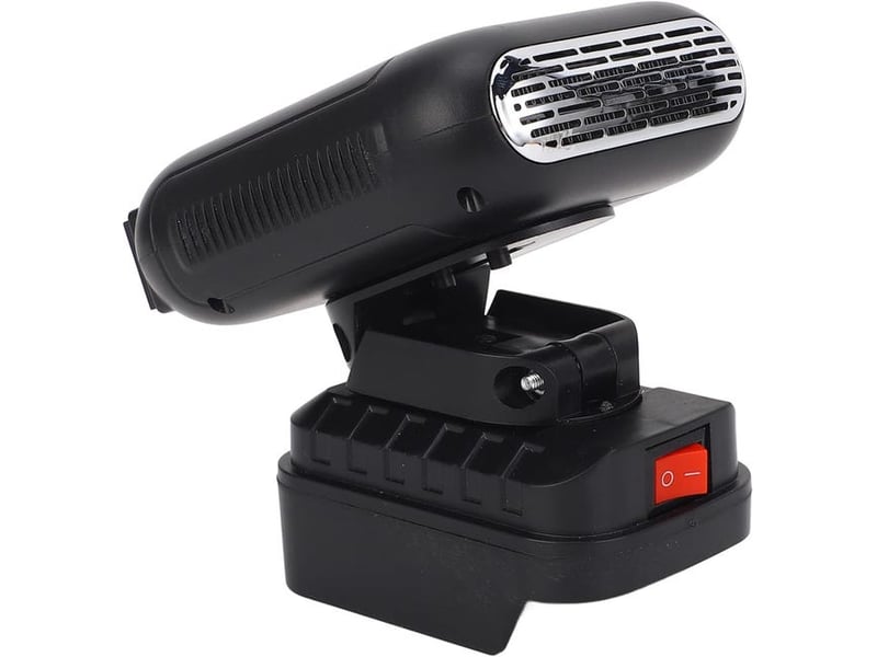  Chauffage de chauffage à batterie à batterie à batterie flip à 90 degrés 2 températures pour bl1830 bl1850 bl1840 bl1845 bl1815 bl1820 bl1860b, multicolore  - Conforama A