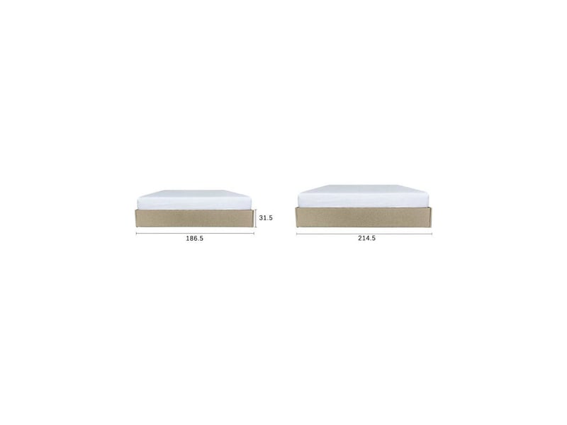  Lit coffre adulte beige eclipse 180 x 200 cm avec sommier relevable à vérins KTECLIPSE180BEIG - Conforama D